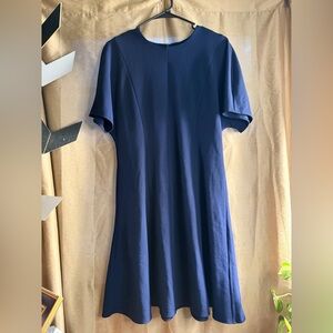 Donna Morgan Navy Blue Fit & Flare Dress | Size 10